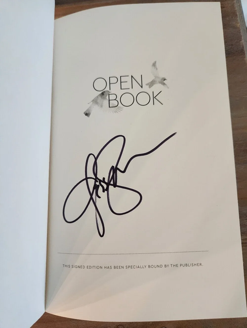 Jessica Simpson Open Book Signed Edition Hardcover Autographed Celebrity Memoir!